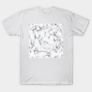 Glittery pink marble design T-Shirt